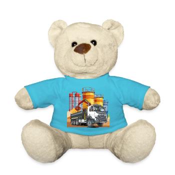 Truck in the mixing plant - Teddy Bear - atoll blue - Front