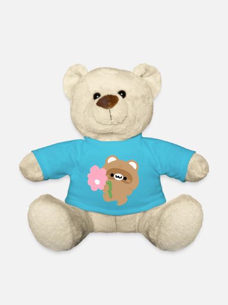 Romantische Bever - Teddy - atolblauw