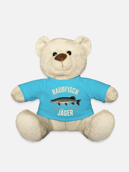 Né de pêcheur brochelier - Chemise de la phrase de pêche - Nounours - bleu outremer