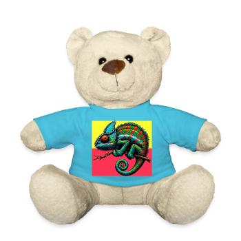 chameleon - Teddy Bear - atoll blue - Front