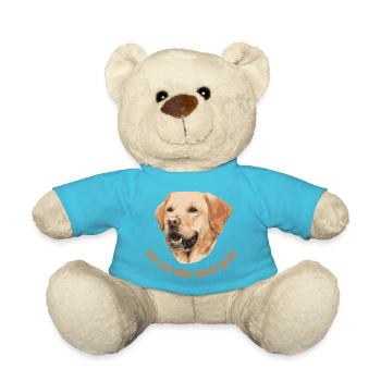 Labrador. Die mit dem Hund geht - Teddy - Atollblau - Vorne