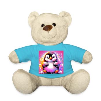 penguin - Teddy Bear - atoll blue - Front
