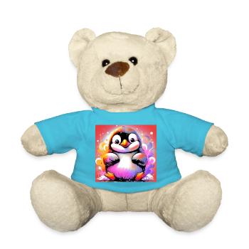 penguin - Teddy Bear - atoll blue - Front