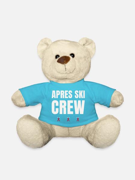 Après Ski Crew Wintersport Ski Gruppe Partnerlook - Teddy - Atollblau