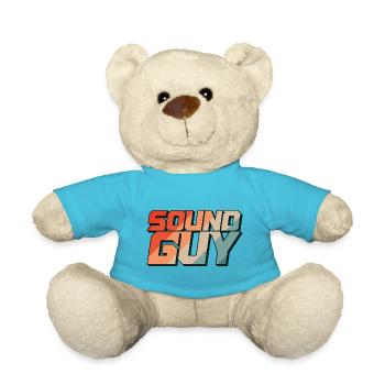 Sound engineer Event technology Audio technician - Teddy Bear - atoll blue - Front