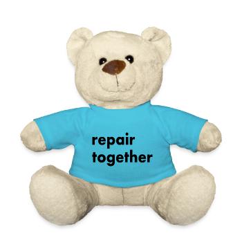 Repair together - Teddy Bear - atoll blue - Front