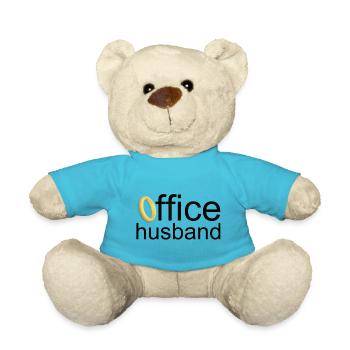 The Work-Husband - Part-time office husband - Teddy Bear - atoll blue - Front