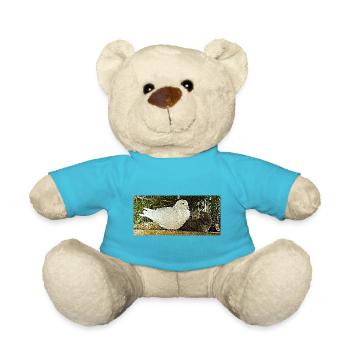 Die Taube bringt Frieden - Teddy - Atollblau - Vorne