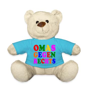 Omas gegen rechts - Teddy - Atollblau - Vorne