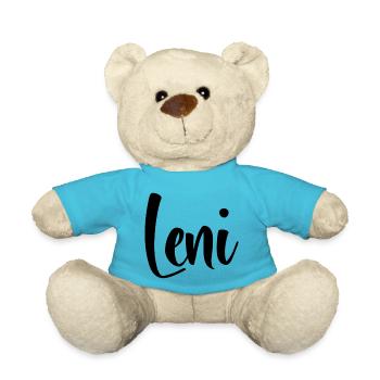 Name - Leni - Teddy - Atollblau - Vorne