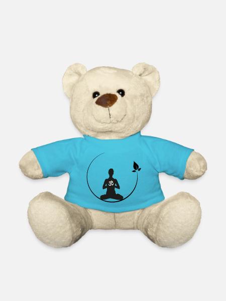 Méditation - Nounours - bleu outremer