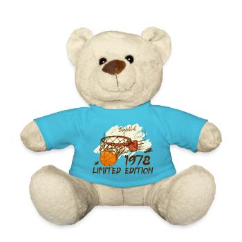 1978 Limited Edition Basketball Anniversary 1978 - Teddy Bear - atoll blue - Front