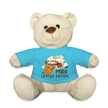 1983 Limited Edition Basketball Anniversary 1983 - Teddy Bear - atoll blue - Front