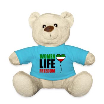 Women life freedom - Teddy Bear - atoll blue - Front