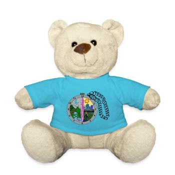 Zeitreise Uhr - Teddy - Atollblau - Vorne