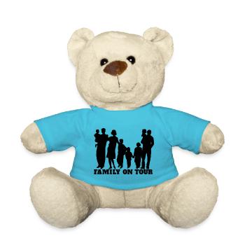 Famille Vacances Voyage voyage en famille Idée cadeau - Nounours - bleu outremer - Devant