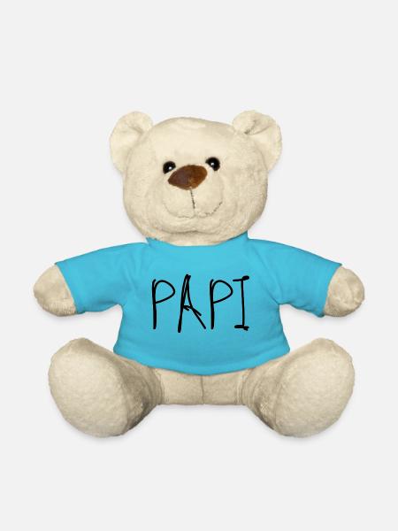 Papa - Nounours - bleu outremer