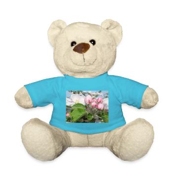 Apfelblüten Zweige Frühling Sommer - Teddy - Atollblau - Vorne
