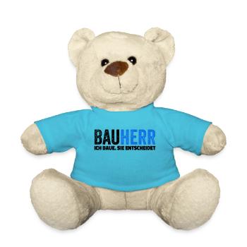 Bauherr. Ich Baue. Sie entscheidet - Teddy - Atollblau - Vorne