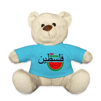 Free palestine فلسطين - Teddy - Atollblau - Vorne