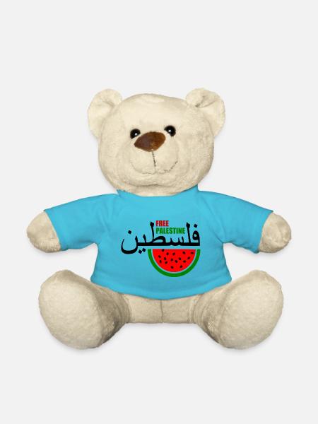 Free palestine فلسطين - Nounours - bleu outremer