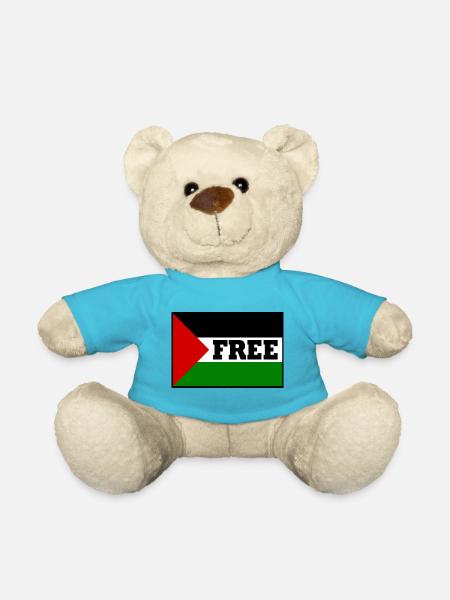 Free palestine - Nounours - bleu outremer