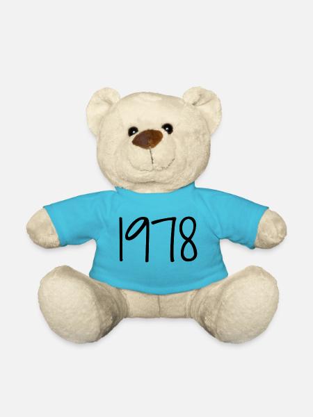 1978 Retro 1978 Geburtstag 1978 Vintage 1978 - Teddy - Atollblau