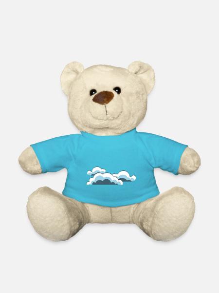 Clouds - Teddy Bear - atoll blue