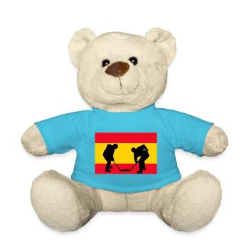 Drapeau de l’Espagne - Nounours - bleu outremer - Devant
