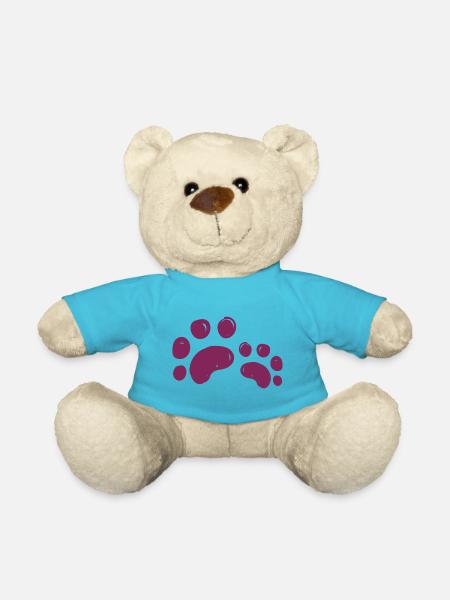 dog lovers - Dog animal gift - Teddy Bear - atoll blue