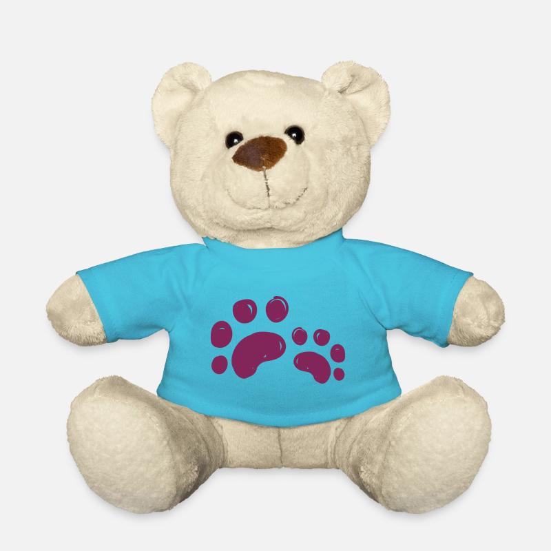 dog lovers - Dog animal gift - Teddy Bear - atoll blue