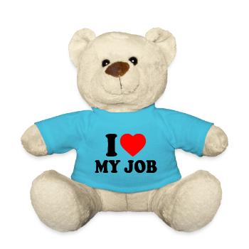 I love my job - Nounours - bleu outremer - Devant