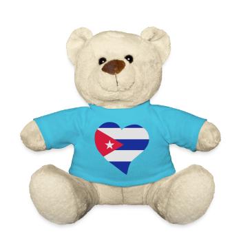 Cuban Herz - Teddy - Atollblau - Vorne