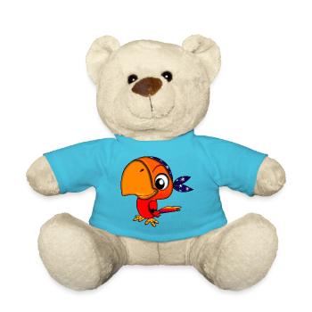 pirate ship boat pirat piratenschiff schiff skull1 - Teddy - Atollblau - Vorne