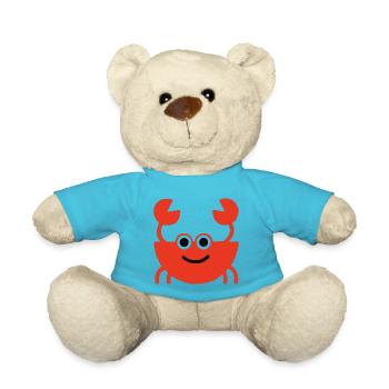 Krabbe Krebs Wasser Tier - Teddy - Atollblau - Vorne