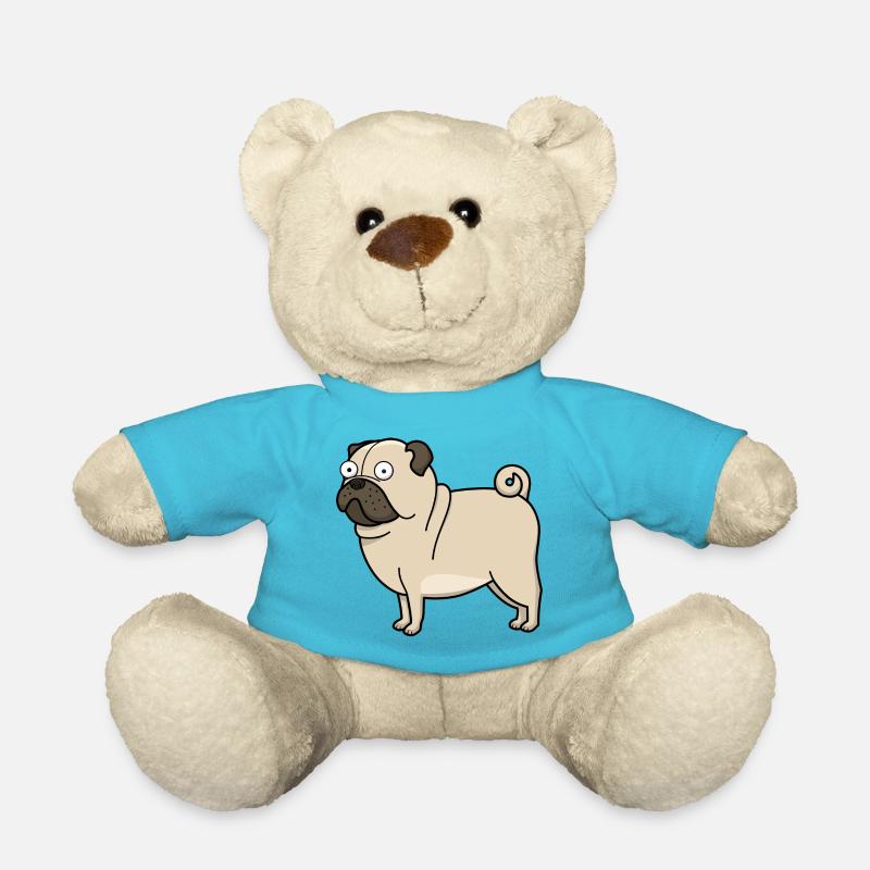 Derp Pug - Nounours - bleu outremer