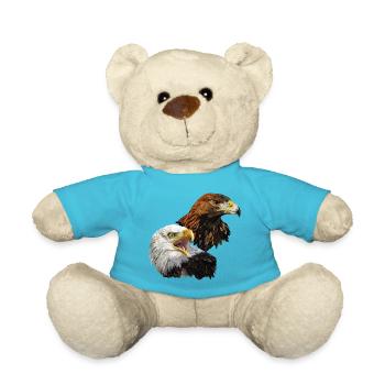 Pygargue à tête blanche et aigle royal - Nounours - bleu outremer - Devant