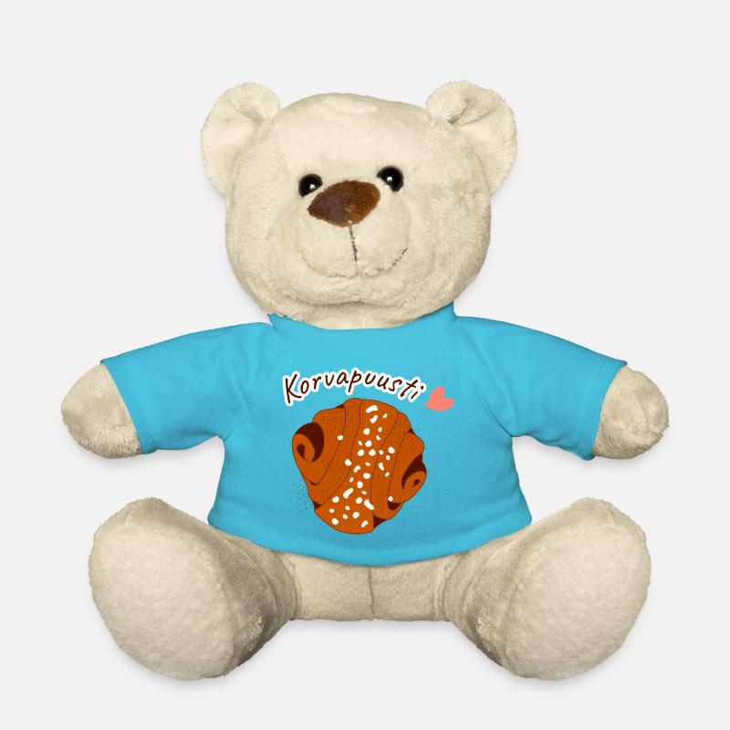 Finnische Zimtschnecken - Korvapuustit - Teddy - Atollblau
