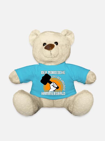 Nordischer Gott der Ungeduld - Teddy - Atollblau