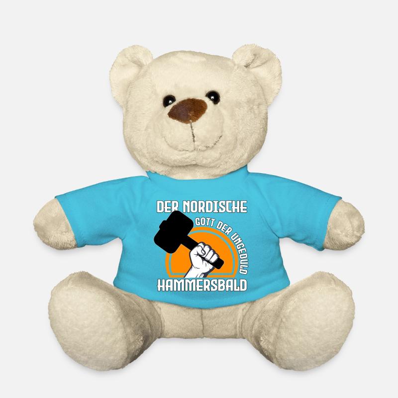 Nordischer Gott der Ungeduld - Teddy - Atollblau