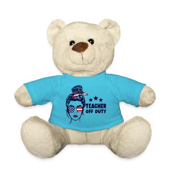 Enseignant hors service Lehrer außer Dienst - Nounours - bleu outremer - Devant