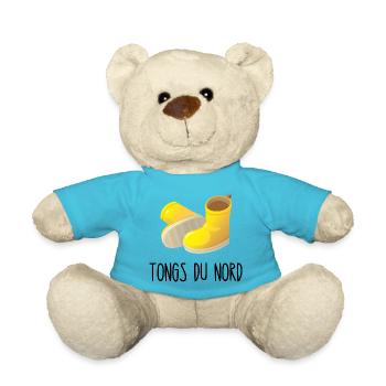 tongs du nord - Nounours - bleu outremer - Devant