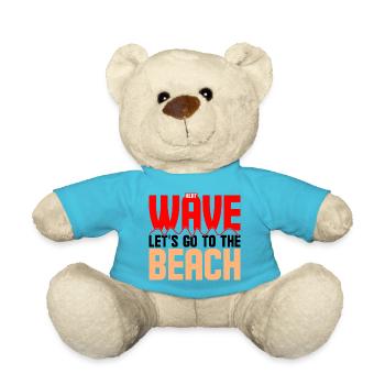 Hitzewelle Lass uns an den Strand gehen - Teddy - Atollblau - Vorne