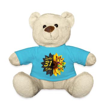 Édition limitée 31 Anniversaire Tournesol - Nounours - bleu outremer - Devant