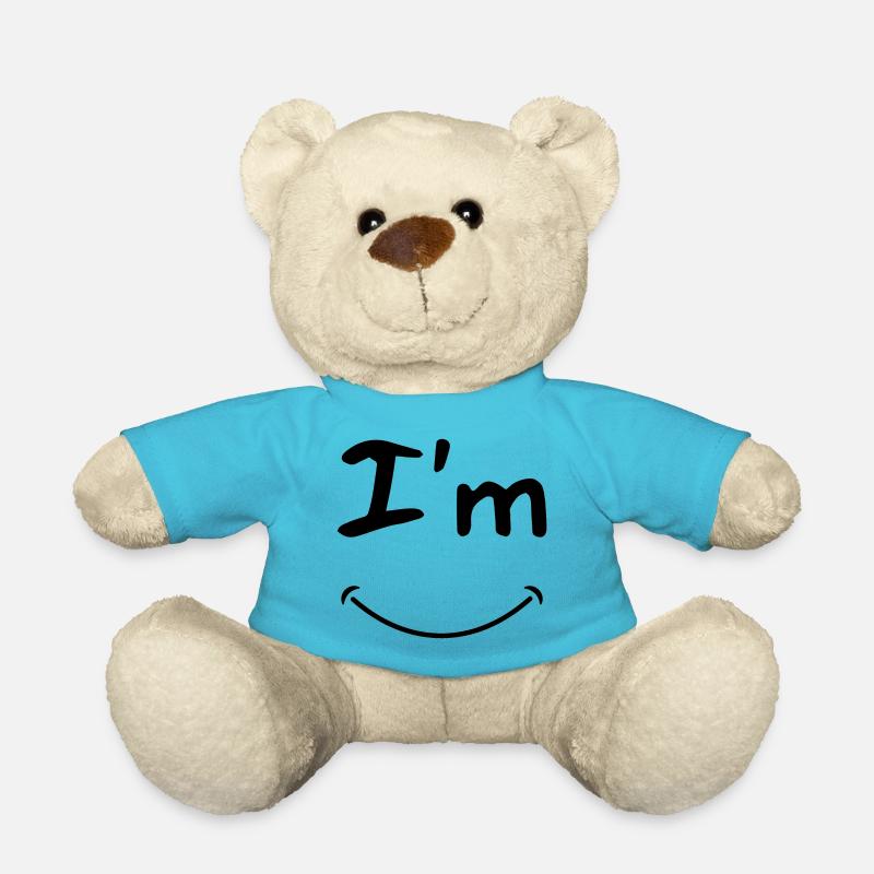 Ich bin glücklich | Ich bin glücklich - Teddy - Atollblau