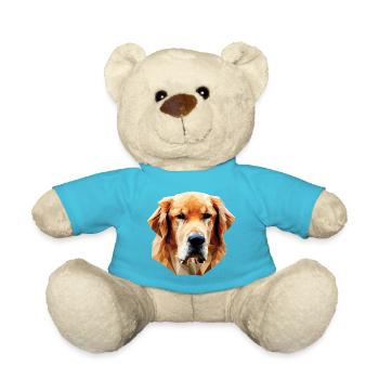 Polygone de chien Labrabor - Nounours - bleu outremer - Devant