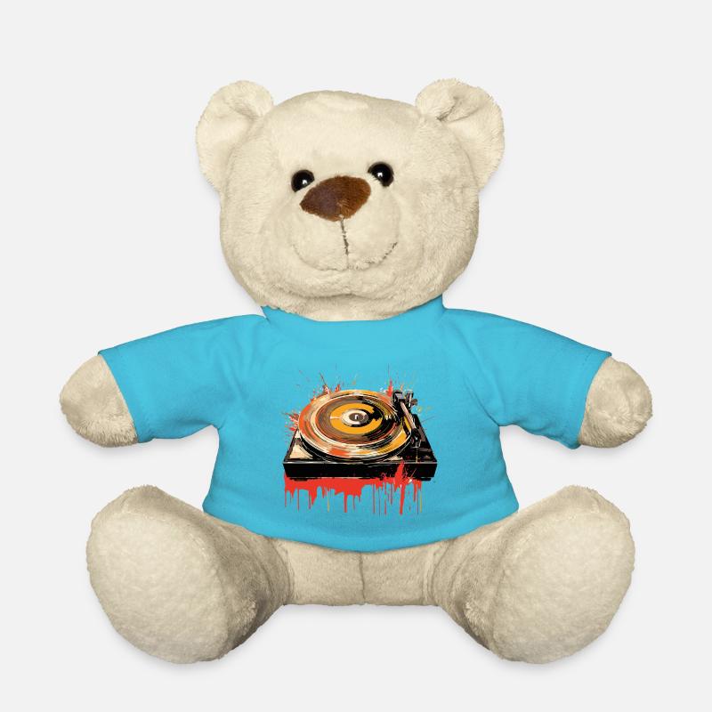 Vinyl Schallplatte Platte LP Plattenspieler Retro - Teddy - Atollblau