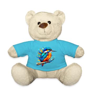 Kingfisher - Teddy Bear - atoll blue - Front