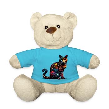 Chat - Nounours - bleu outremer - Devant