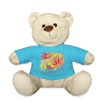 SeelenBlüten Freude - Sonja Ariel von Staden - Teddy - Atollblau - Vorne